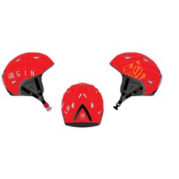 Casque Gin rouge