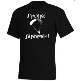 T-shirt "peux pas j'ai parapente"