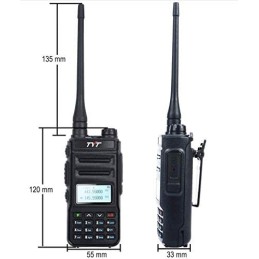 Talkie-Walkie TYT TH-UV88 Bi-bande FM 144/430Mhz VHF-UHF 5W